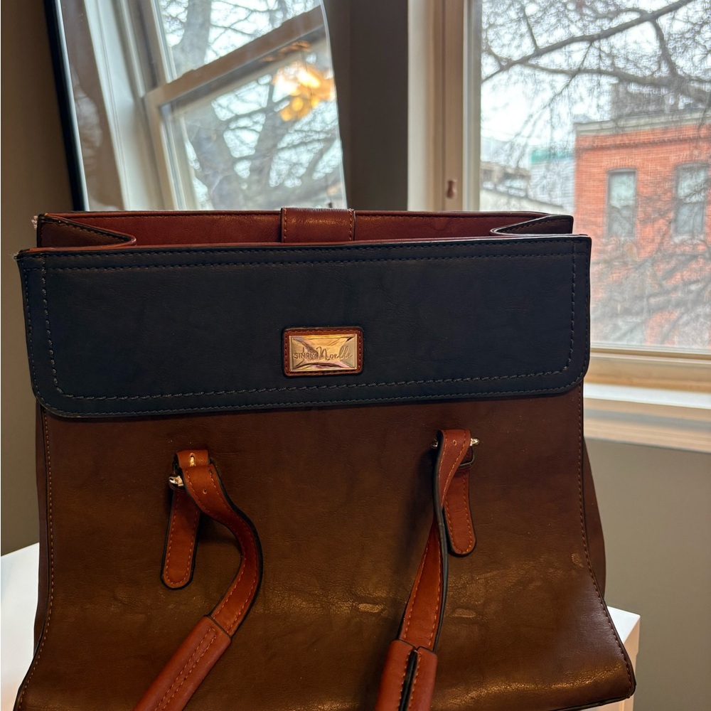 Simply Noelle Brown and Black Tote Bag